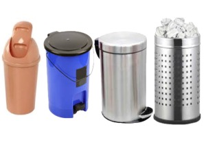 Plastic and Stainless Steel Dustbins