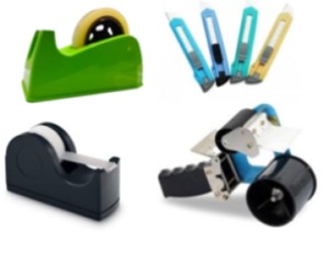 Tape Dispenser & Paper Cutters